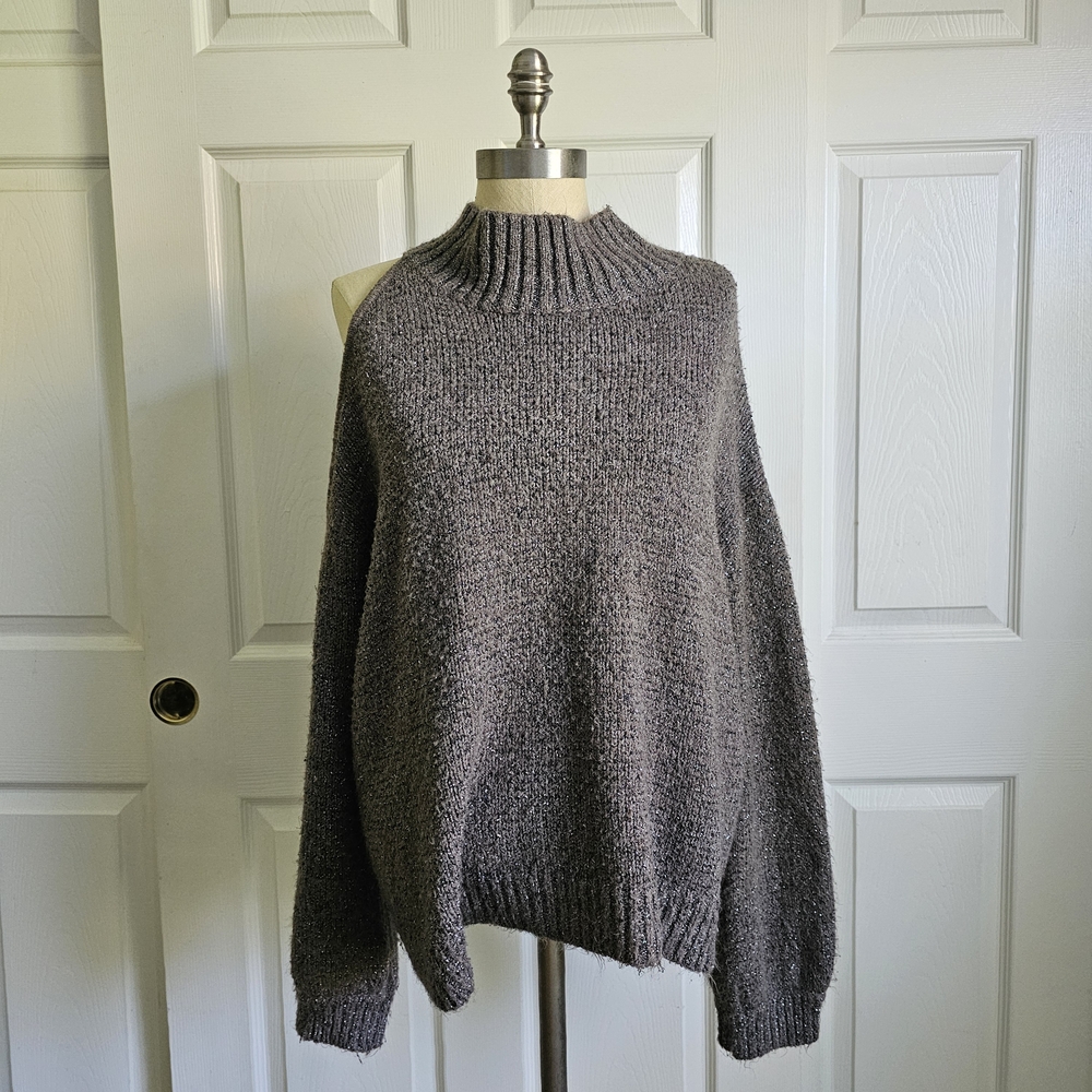 Express Gray Knit Sweater